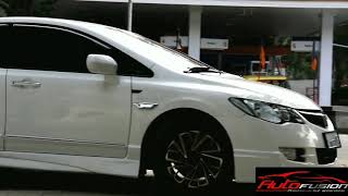 Modified honda civic with full body kit  Honda civic spoiler  autofusion bangalore [upl. by Lav]