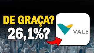 VALE3 ESTÁ DE GRAÇA  261 DE DIVIDEND YIELD MINÉRIO DE FERRO EM QUEDA LIVRE [upl. by Ellerud203]