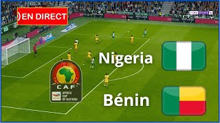 Nigeria vs Bénin en direct aujourdhui Éliminatoires Coupe dAfrique Simulation football Gameplay PC [upl. by Orlanta201]