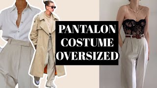 COMMENT PORTER LE PANTALON OVERSIZED  COSTUME [upl. by Sheley771]