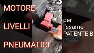 MOTORE LIVELLI PNEUMATICI  esame patente [upl. by Wil]