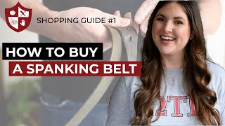 Buying a Spanking Belt A Shopping Guide for Spankos [upl. by Aundrea360]