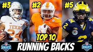 THESE are the Top 10 RBs in the 2024 NFL Draft [upl. by Mayrim]