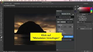 PhotoshopPanel Metadaten auslesen und als Textebene einfügen [upl. by Nyved]