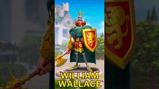 William Wallace Skill Animation  Rise of Kingdoms [upl. by Theall]