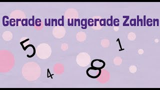 Einführung gerade und ungerade Zahlen Klasse 1 [upl. by Nage]