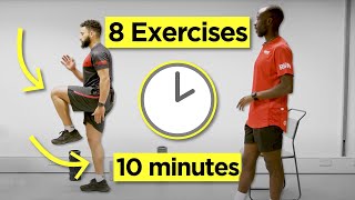 Easy Bodyweight Exercises For Runners [upl. by Ruyam]