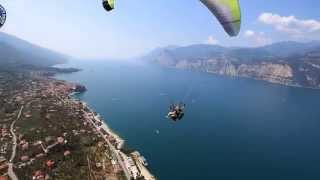 Funivia Malcesine  Monte BaldoParagliding 2015 [upl. by Ykcor595]