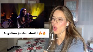 Angelina Jordan performs «Shield» VOCALIST REACTION [upl. by Norita]