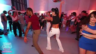 Mark Anthony amp Anna  salsa social dancing  Croatian Summer Salsa Festival 2022 Rovinj [upl. by Ashlee324]