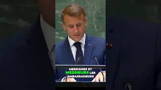 Macron fait trembler lONU 🌍💥 Son discours change tout [upl. by Aicad]