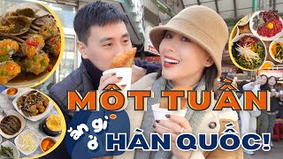 1 TUẦN ĂN QUÁ NHIỀU MÓN NGON TẠI SEOUL  HÀN QUỐC [upl. by Spratt59]