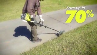 RYOBI EXPANDIT Edger Attachment [upl. by Ainesey]