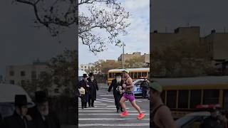 Hasidim trying to get by the NYC marathon 😂 israel Vid byHasidimInUSA [upl. by Assyl]