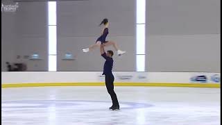 Daria Danilova  Michel Tsiba  2023 Lombardia Trophy  FP [upl. by Thomasina]