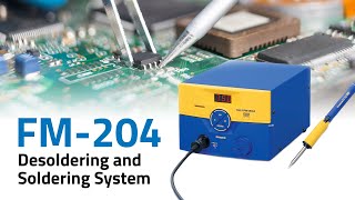 Hakko FM204 Desoldering and Soldering System by American Hakko [upl. by Nagol]