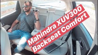 2019 Mahindra XUV300 Back Seat Comfort Hindi  English [upl. by Catlaina]