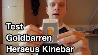 Test Heraeus Goldbarren  Goldbarren Kaufen  Heraeus Gold  Gold kaufen  Goldbarren kaufen [upl. by Olvan]