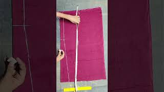 Frock Cutting Tutorial shorts [upl. by Ivo]