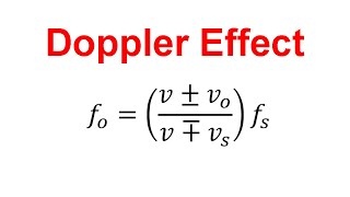 How to Solve Doppler Effect Problems in Physics [upl. by Ingmar]