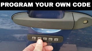 HOW TO PROGRAM YOUR OWN DOOR CODE ON ALL FORD VEHICLES DEMONSTRATION AND HOW TO ERASE PERSONAL CODE [upl. by Nohshan]