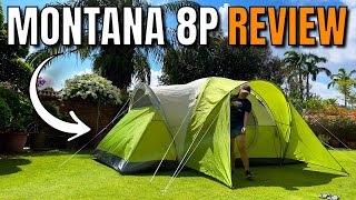 Coleman Montana 8Person Tent TESTS  REVIEW [upl. by Whitney]