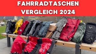 FAHRRADTASCHEN Vergleich 2024  14 NEUE amp ALTE Modelle 3 in 1 2 in 1 Rucksack amp innovative Taschen [upl. by Giana]