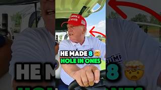 Donald Trump Makes INSANE Hole in One 🤯⛳️🏌️‍♂️ [upl. by Akinod]