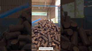 Biomass briquettes manufacturing business  कोळसा कांडी बनवण्याचा उद्योग  shorts [upl. by Atihana]