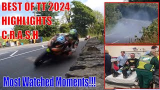 Best of IOM TT 2024  Highlights Top speed  Most Watched Moments [upl. by Monika]