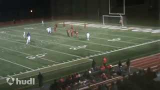 Martin Holmquists Amazing Free Kick Goal for Wilmington College vs Otterbein University in the OAC [upl. by Batty]