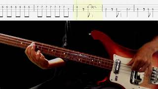 Bass TAB  In My Life  The Beatles [upl. by Stelmach]