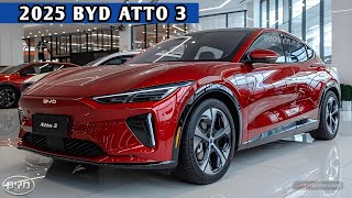 Unveiling The New 2025 BYD ATTO 3  is it a budgetfriendly electric SUV [upl. by Anrat]