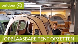 Opblaasbare tent opzetten  Zo zet je een opblaasbare tent op  OutdoorXL [upl. by Llewen]