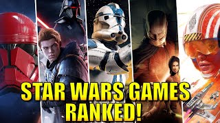 Star Wars Games RANKED from Worst to Best w Star Wars Squadrons [upl. by Adnaval]