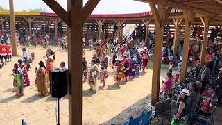 Waywayseecappo pow wow 2023 sunday grand entry [upl. by Anaigroeg]