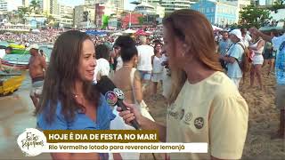 Fiéis turistas e autoridades comparecem à Festa de Iemanjá no Rio Vermelho [upl. by Stannwood696]