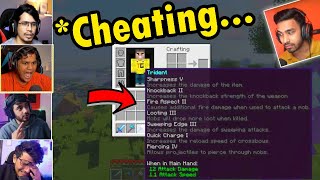 indian gamers caught during cheating CREATIVE MODE  techno gamerz yessmartypiebeastboyshubh [upl. by Iaka]