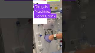 Dialysis Machine Hand Crank 🌽 bbraun dialysis [upl. by Rosabel136]