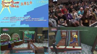 Octodad Dadliest Catch Race of Ubergoose v MissKaddyKins in 1854  SGDQ2014  Part 96 [upl. by Arliene]