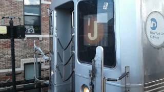 Jamaica Center Bound R42 J Train  Myrtle AvenueBroadway PM Rush Hour [upl. by Volpe]