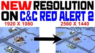 Red Alert 2  How To Get Greater Resolution Than You Currently Have On CampC Red Alert 2 yuris revenge [upl. by Hallsy544]