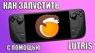 КАК С LUTRIS ЗАПУСТИТЬ СТОРОННИЕ ИГРЫ НА STEAM DECK СПОСОБ 2 [upl. by Tybalt]