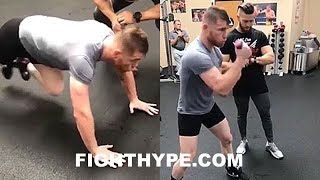 CANELO PUSHING HIS STRENGTH amp CONDITIONING TO THE LIMIT TRAINING NONSTOP FOR GOLOVKIN [upl. by Nnaed]