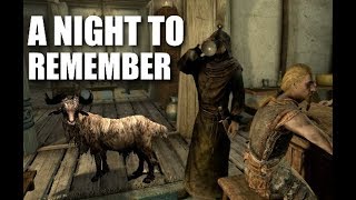 A Night To Remember Sam Guevenne Gleda the Goat amp the Sanguine Rose  Skyrim Lore [upl. by Anelav862]