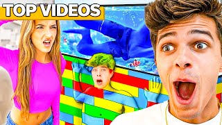 Craziest Challenges with Best Friends SHOCKING  Brent Rivera [upl. by Doane]