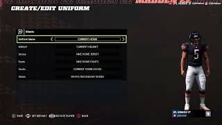 Madden NFL 22 How to Create Custom Uniforms [upl. by Hanikas]