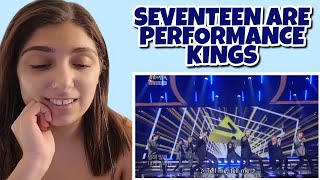 SEVENTEEN COVERS SOLOS AND LIVE PERFORMANCES  REACTION [upl. by Ennaitsirk]