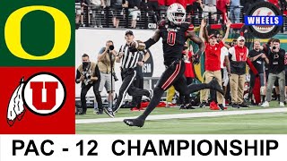 10 Oregon vs 17 Utah Highlights  Pac 12 Championship Game  2021 College Football Highlights [upl. by Holtorf]