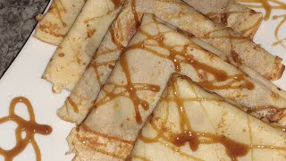 وصفة les crêpes بأملو و الكراميل 🤍❤ [upl. by Salomon888]